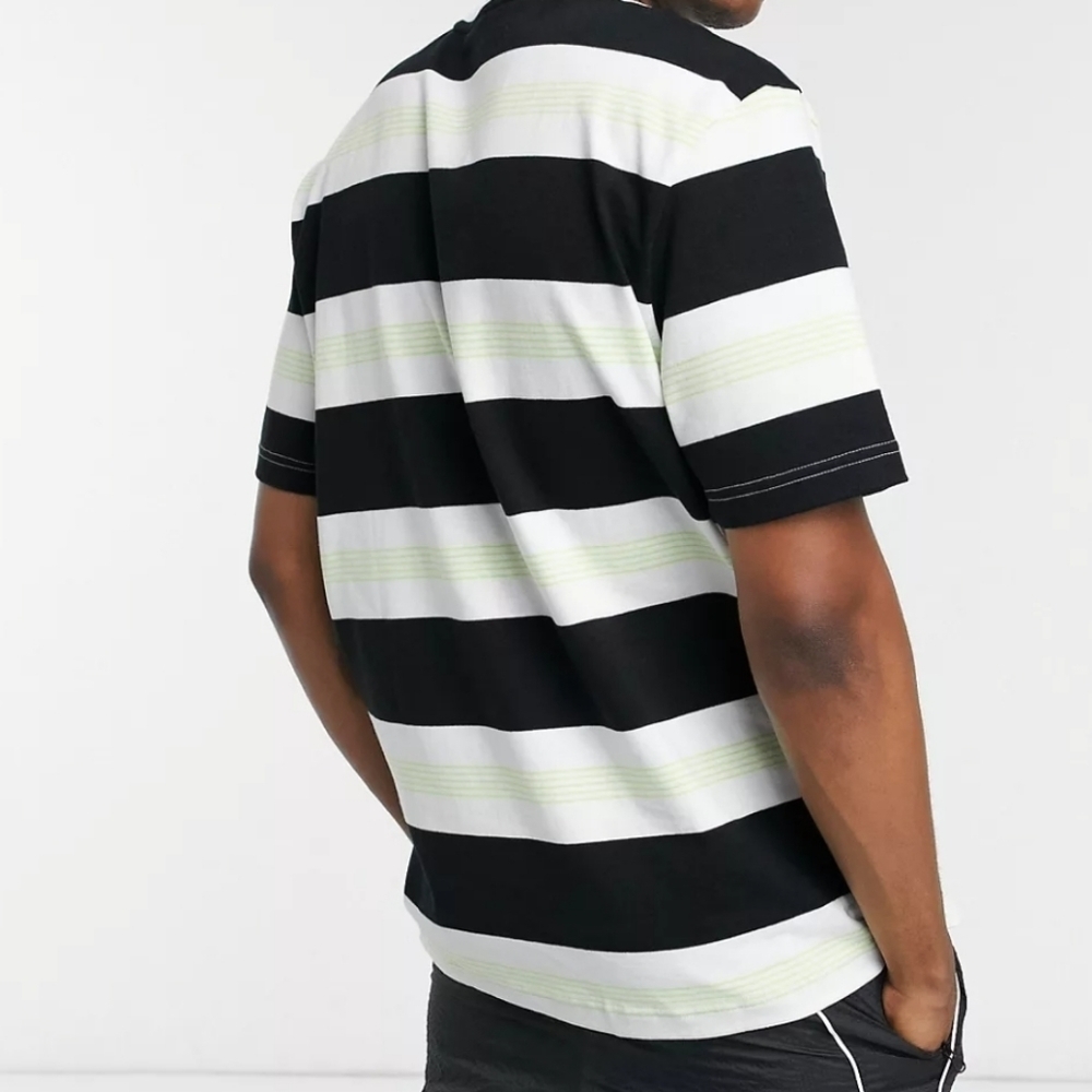 Puma Downtown Stripe Black & White Shirt - Picture 3 of 7